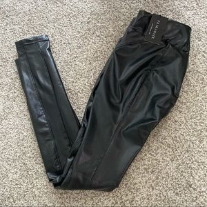 Pairadize faux leather leggings black biker leggings medium